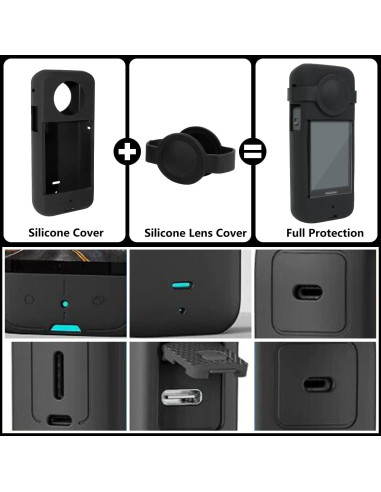 Kit de Accesorios para Insta360 X3 - Funda Impermeable y Más