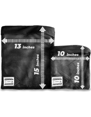 Bolsa de Lavado Sanabul para Vendajes de Boxeo - Grande, Negra