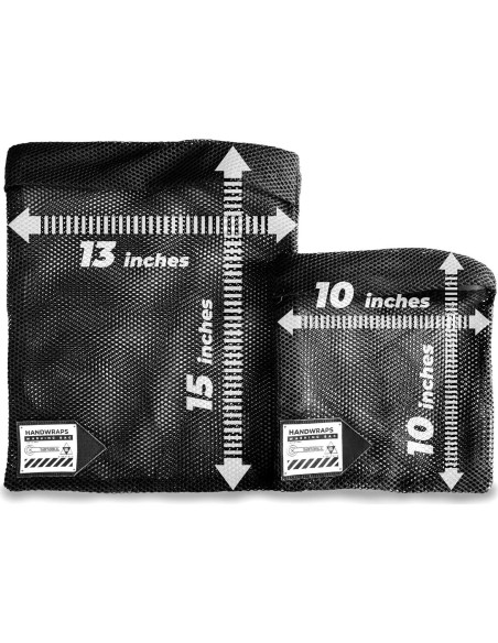 Bolsa de Lavado Sanabul para Vendajes de Boxeo - Grande, Negra