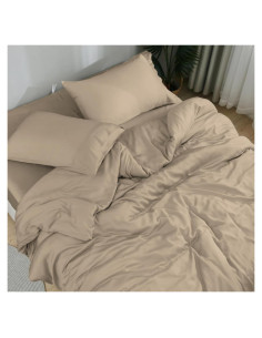 Juego de Sábanas DOZ SIJO Matrimonial 4 Piezas Viscosa Orgánica