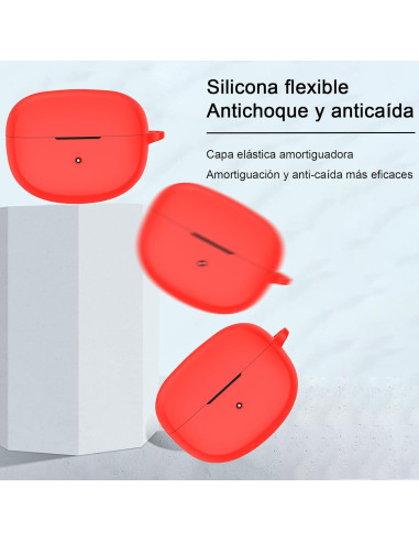 Funda USTIYA para Bose QuietComfort Ultra Silicona Rojo