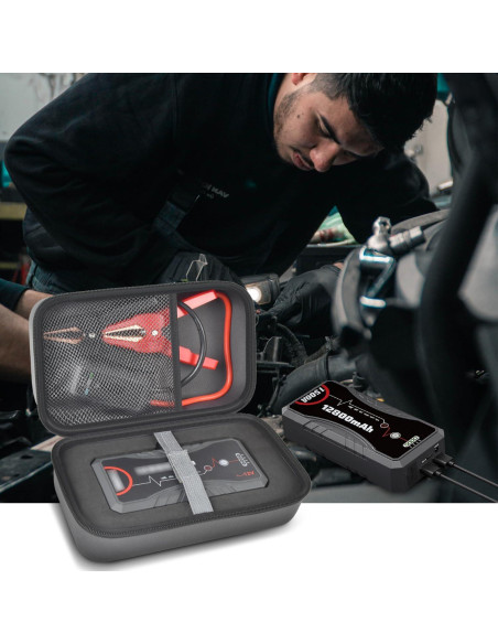 Funda Protectora ANKHOH para Arrancador de Coche 1500A 12800mAh