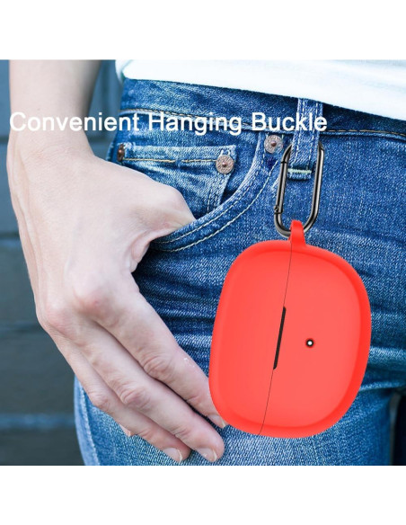 Funda USTIYA para Bose QuietComfort Ultra Silicona Rojo