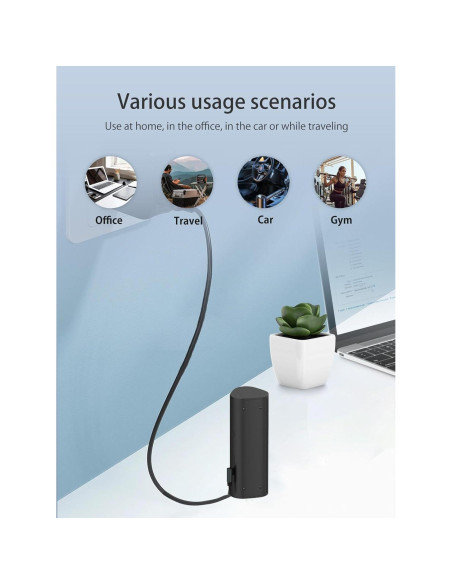 Cargador Tipo-C 2 Pack para Sonos Roam 2 - 1m Negro