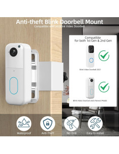 Soporte Ajustable para Timbre Blink 2da Generación - Blanco 2