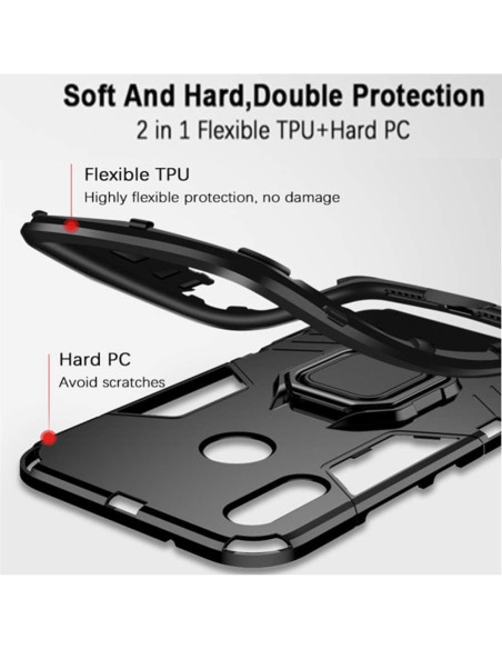 Funda Huawei P Smart Z / Y9 Prime 2019 Doble Capa con Soporte