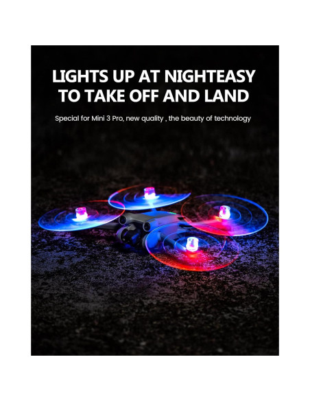 Hélices LED STARTRC para DJI Mini 4 Pro/Mini 3 Pro (2 Pares)