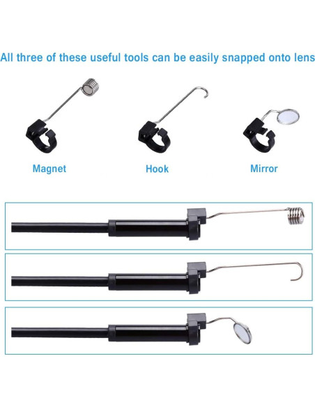 Endoscopio Ihong 1.5M HD IP67 para Android y PC Endoscopio Ihong 1.5M HD IP67 para Android y PC