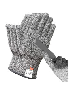 Guantes Resistentes a Cortes DEYAN Nivel 5 - 2 Pares XL