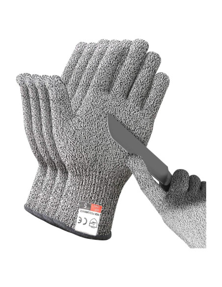 Guantes Resistentes a Cortes DEYAN Nivel 5 - 2 Pares XL