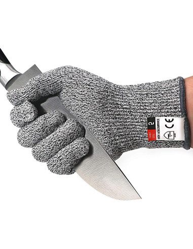 Guantes Resistentes a Cortes DEYAN Nivel 5 - 2 Pares XL