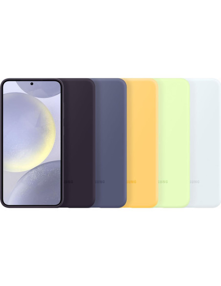 Funda de Silicona Oficial Samsung Galaxy S24+ Violeta Funda de Silicona Oficial Samsung Galaxy S24+ Violeta