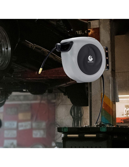 Carrete de Manguera de Aire G GOOD GAIN 15m 3/8" Automático