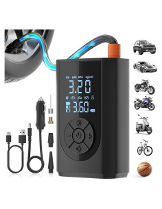 Compresor de Aire Portátil FTSAONG 150 PSI con Manómetro Digital