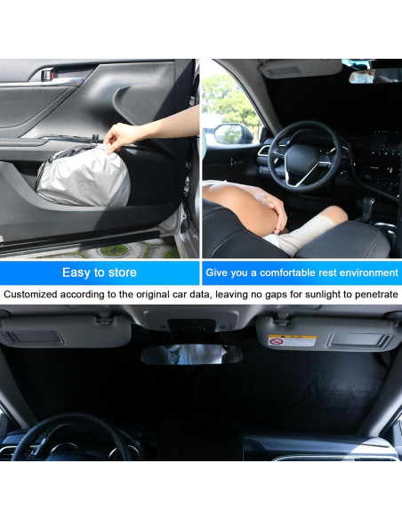 Visera Solar Plegable REMOCH para Toyota Camry 2025-2026