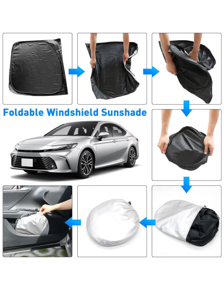 Visera Solar Plegable REMOCH para Toyota Camry 2025-2026