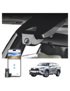 Cámara Dash 4K Delantera y 1080P Trasera Mangoal para Toyota Highlander 2020-2025