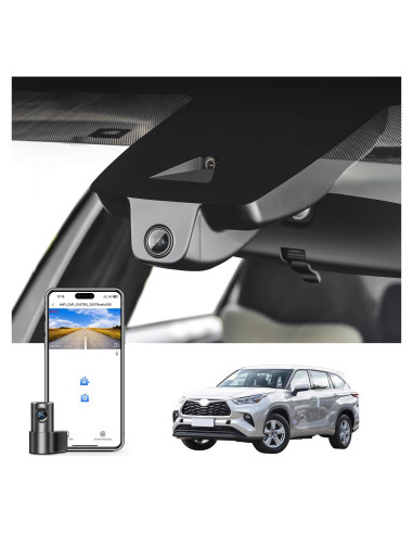 Cámara Dash 4K Delantera y 1080P Trasera Mangoal para Toyota Highlander 2020-2025