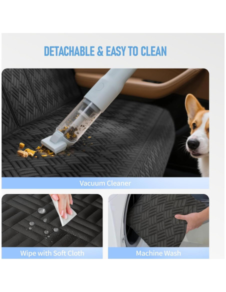 Funda de Asiento para Perros FIRSTWELL WB Impermeable Negra