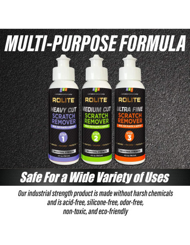 Rolite Removedor de Rayones 3 Pasos 113.4 g - Kit Detallado