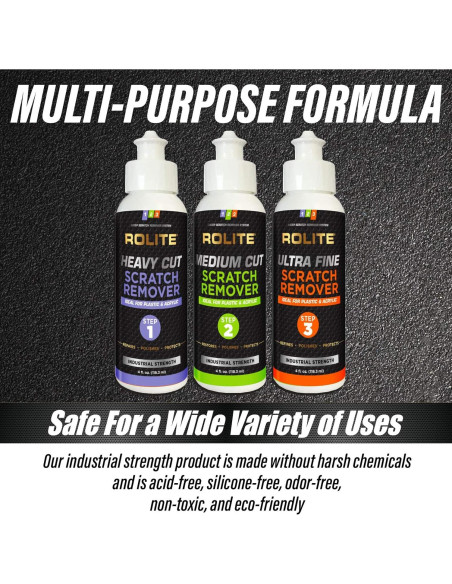 Rolite Removedor de Rayones 3 Pasos 113.4 g - Kit Detallado