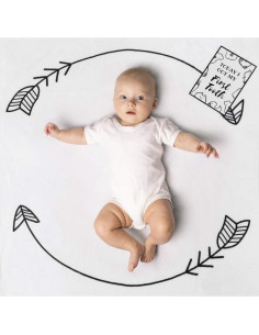 Manta de Hitos para Bebés Henry Hunter 76x102 cm Algodón Premium 2