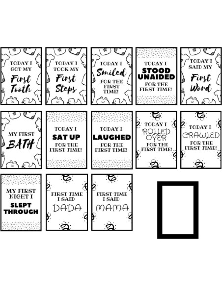 Manta de Hitos para Bebés Henry Hunter 76x102 cm Algodón Premium Manta de Hitos para Bebés Henry Hunter 76x102 cm Algodón Premium