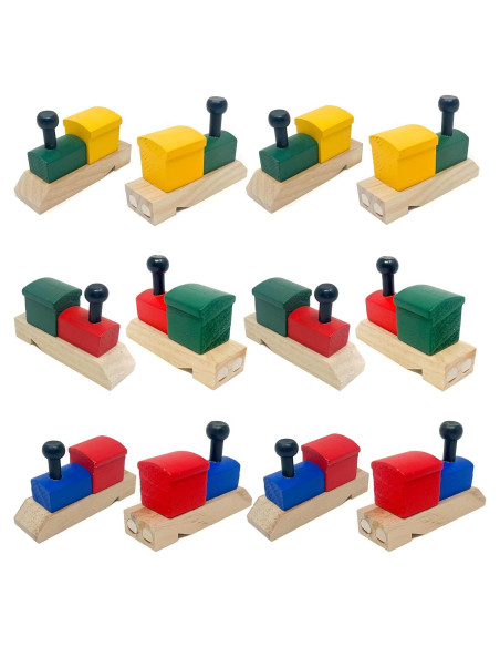 Paquete de 12 Silbatos de Madera Podzly para Niños - Juguetes Montessori