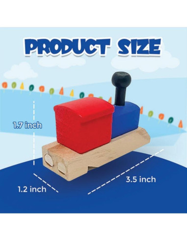 Paquete de 12 Silbatos de Madera Podzly para Niños - Juguetes Montessori