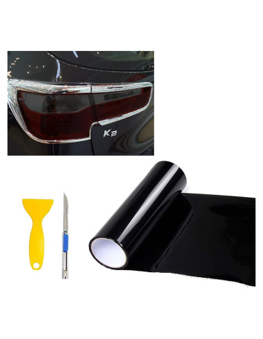 Película de Vinilo Tinte Negro Oscuro 30.48x121.92cm MARLBSTON