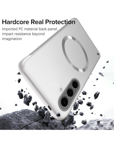 Funda Ultra Slim Hovisi para Samsung Galaxy S24 - Plata