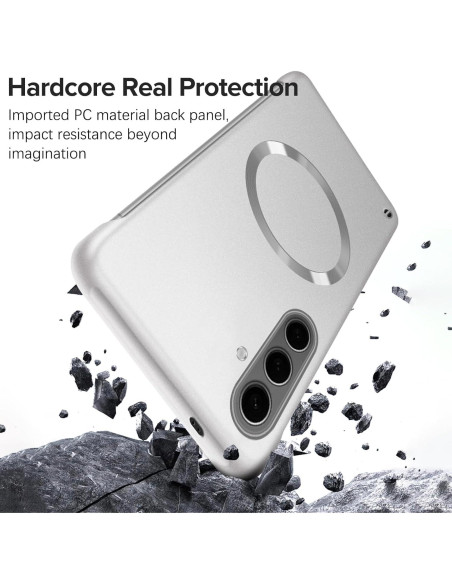 Funda Ultra Slim Hovisi para Samsung Galaxy S24 - Plata