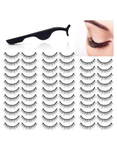 32 Pares de Pestañas Autoadhesivas Reutilizables Nuogo