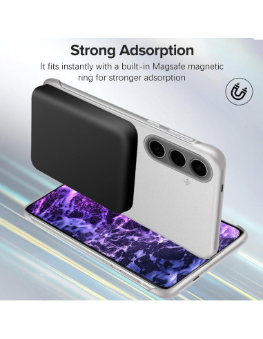 Funda Ultra Slim Hovisi para Samsung Galaxy S24 - Plata