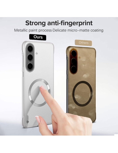 Funda Ultra Slim Hovisi para Samsung Galaxy S24 - Plata