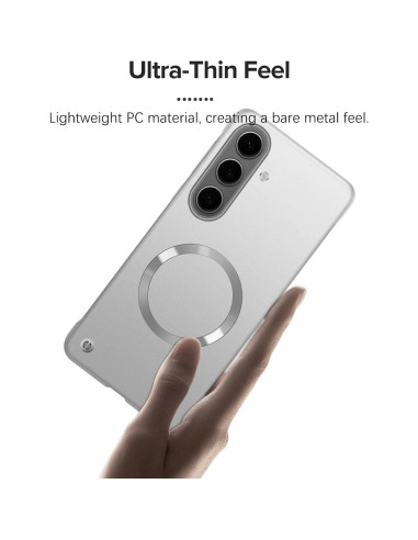 Funda Ultra Slim Hovisi para Samsung Galaxy S24 - Plata