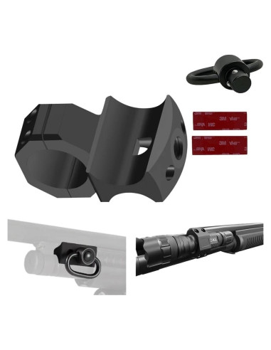 Abrazadera de Linterna de Escopeta Aluminio Táctico QD 12Ga