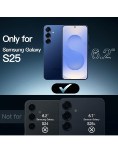 Funda JETech para Samsung Galaxy S25 5G Antigolpes Marino 2