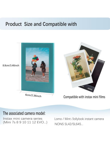 Marco de Foto Magnético Leonuliy para Instax Mini - 10 Piezas