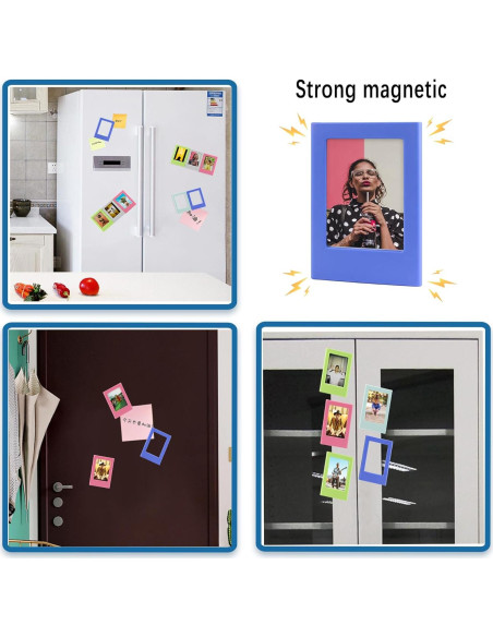 Marco de Foto Magnético Leonuliy para Instax Mini - 10 Piezas