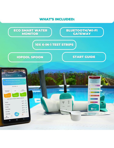 Monitor de Agua Inteligente iopool ECO-FAMILY para Piscinas