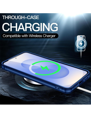 Funda JETech para Samsung Galaxy S25 5G Antigolpes Marino