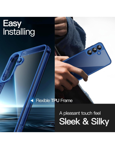 Funda JETech para Samsung Galaxy S25 5G Antigolpes Marino