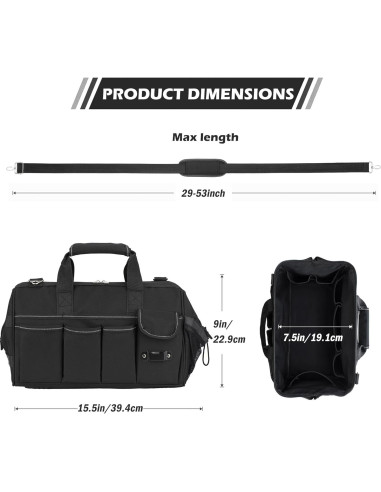 Bolsa de Herramientas EXLIFBAG 38 cm Resistente al Agua