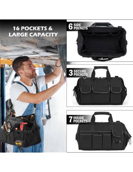 Bolsa de Herramientas EXLIFBAG 38 cm Resistente al Agua