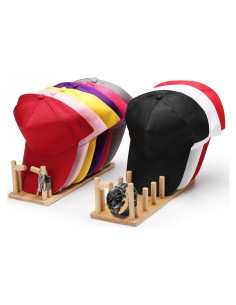 Organizador de Sombreros de Bambú ZhiYo-Life para 18 Gorras