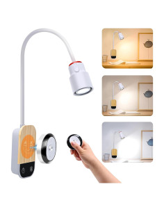 Luz de Lectura LED Montada en Pared ONXE - Batería Recargable
