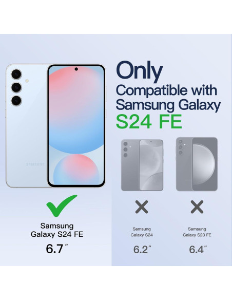 Funda Transparente JETech para Samsung Galaxy S24 FE - TPU Antigolpes