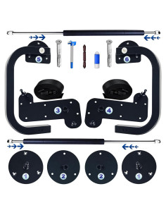 Kit de Hardware para Cama Murphy FleiSleep Doble XL con Resorte Hidráulico