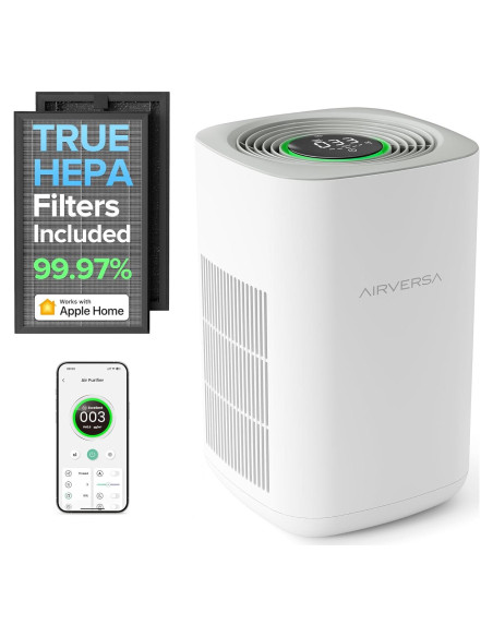 Purificador de Aire Inteligente Airversa AP2 H13 HEPA 1000 m